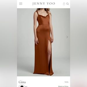 Jenny Yoo Gina dress in Copper